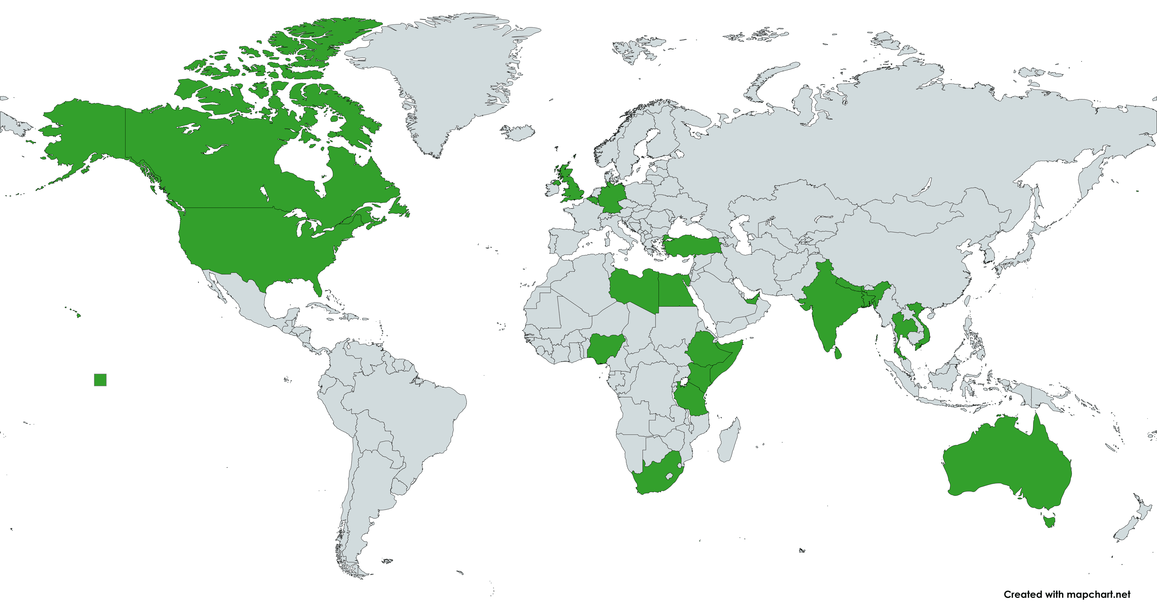 World Map showing Recycle Plastics' impact